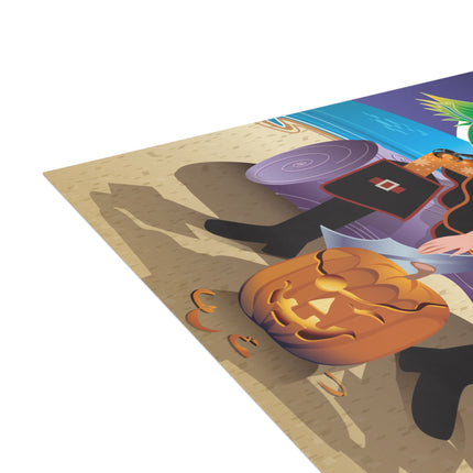 Moonlit Pirate Halloween Postcards (envelopes included) - Bundles of 10, 30, 50 Pieces