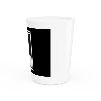 A Lame Marabou by Samuel Jessurun de Mesquita Ceramic Shot Glass