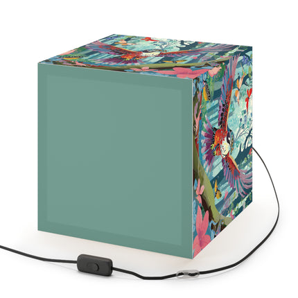 A Colorful Raptor Light Cube Lamp