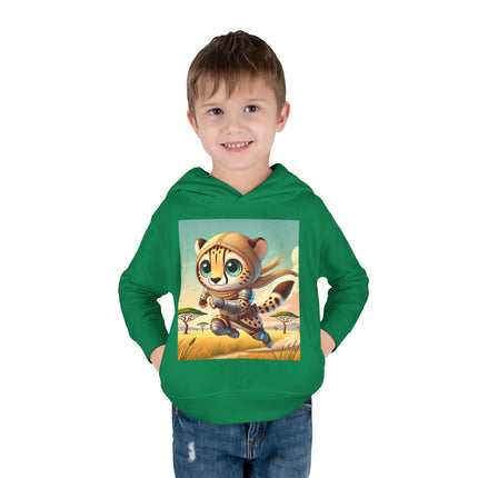 Swift Cheetah Toddler Pullover Fleece Hoodie