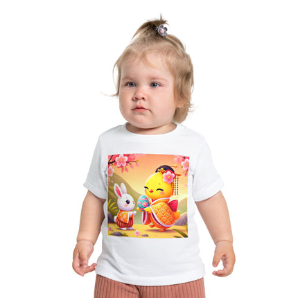 Whimsical Springtime Exchange Baby Short Sleeve T-Shirt