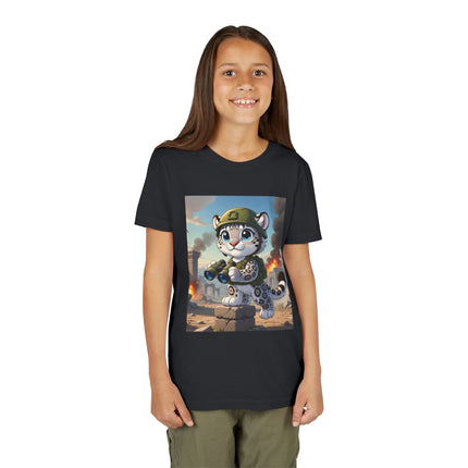 Snow Leopard Lookout Youth Short Sleeve Tee
