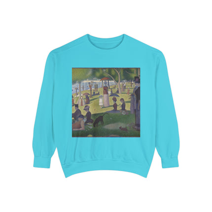 A Sunday on La Grande Jatte by Georges Seurat Unisex Garment-Dyed Sweatshirt
