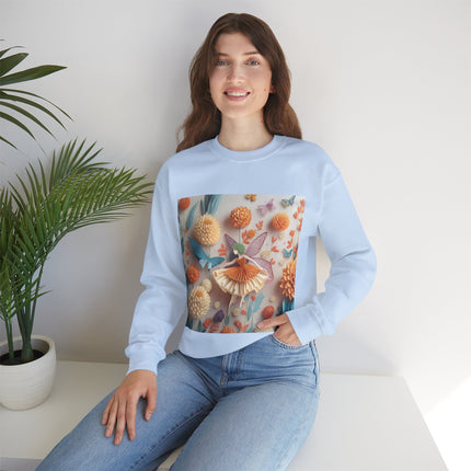 Dahlia Fairy Unisex Heavy Blend™ Crewneck Sweatshirt