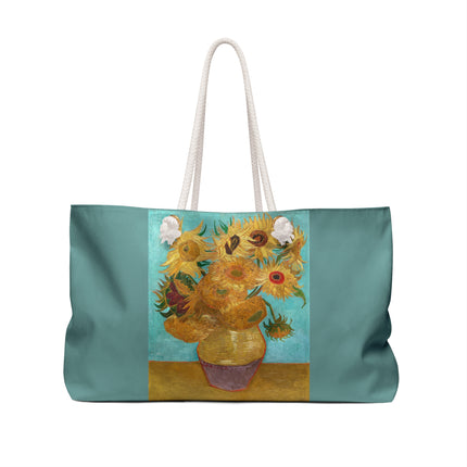 Vase with Twelve Sunflowers by Vincent Van Gogh Weekender Bag