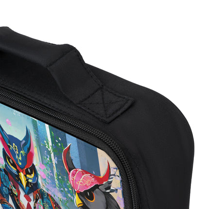 Cyberpunk Owl & Raven Lunch Bag