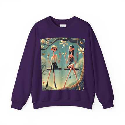 Whispers on the Spring Swing Heavy Blend™ Crewneck Sweatshirt