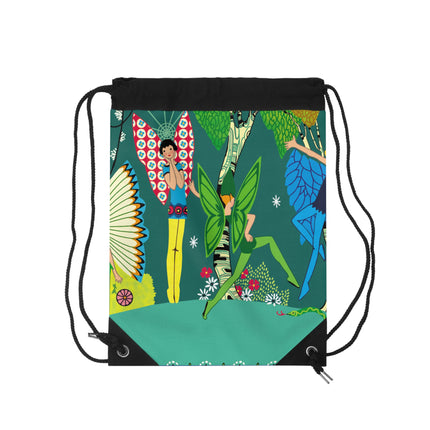 Enchanting Fairies of A Midsummer Night's Dream Drawstring Bag