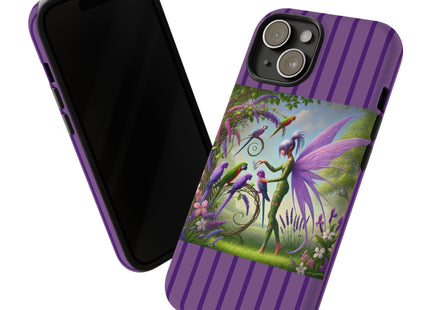 Lavender-Winged Fairy Phone Cases