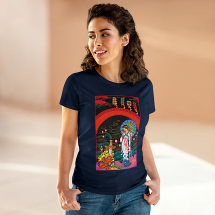 The Romance of Perfume by George Barbier Women's Midweight Cotton Tee