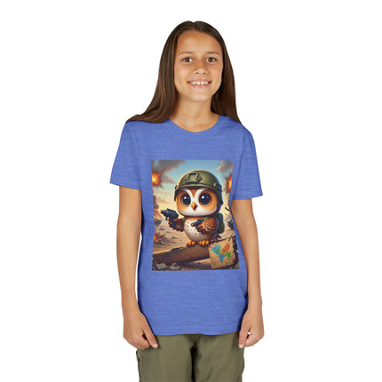 Owl on the Front Lines Youth Short Sleeve Tee