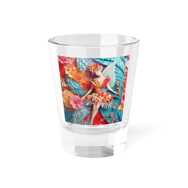 Hibiscus Fairy Shot Glass, 1.5oz