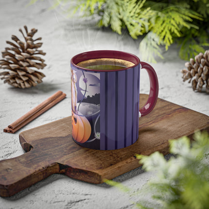 The Startled Pumpkin Colorful Mugs, 11oz