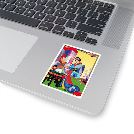 A Timeless Journey by Umberto Brunelleschi Kiss-Cut Stickers (4 Sizes)