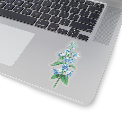Bellflower botanical illustration by Pierre-Joseph Redouté Kiss-Cut Stickers (4 Sizes)