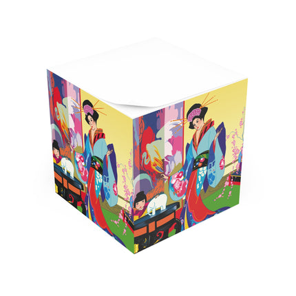 A Timeless Journey by Umberto Brunelleschi Note Cube