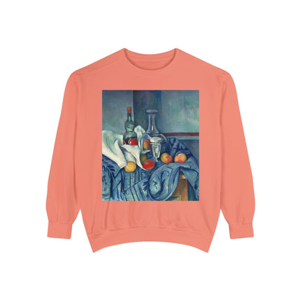 The Peppermint Bottle by Paul Cézanne Unisex Garment-Dyed Sweatshirt
