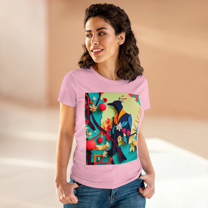 Curious Crow Women's Midweight Cotton Tee