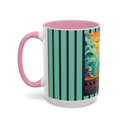 Skeleton Crew of the Misty Seas Colorful Mugs (11oz, 15oz)