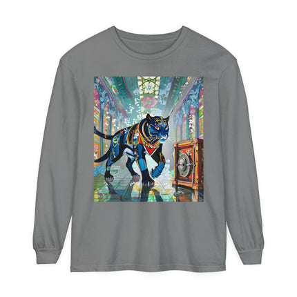 Cyber Panther's Hunt Long Sleeve T-Shirt