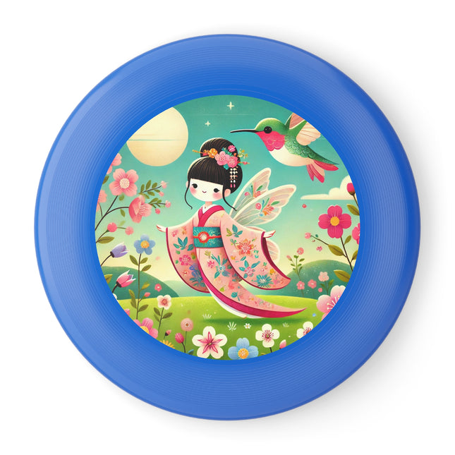 Geisha Fairy and the Hummingbird Blossom Wham-O Frisbee – Enchanted Wings & Graceful Harmony