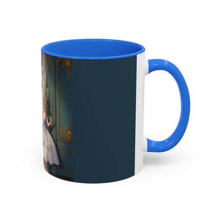 🕯️🎃 The Moonlit Manor Drawing Room Colorful Mug – Elegant Halloween Charm