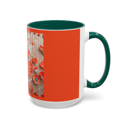 Poppy Fairy Colorful Mugs (11oz, 15oz)