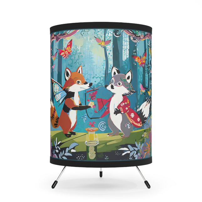 Whimsical Woodland Tripod Lamp