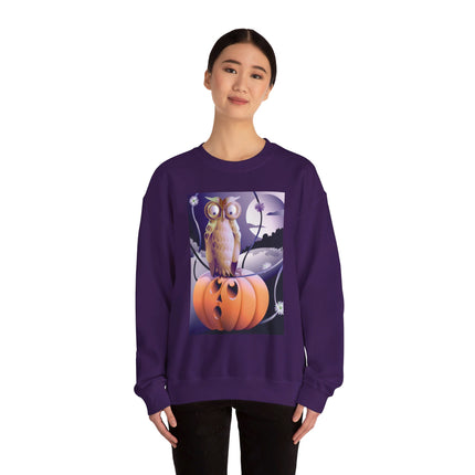 The Startled Pumpkin Unisex Heavy Blend™ Crewneck Sweatshirt