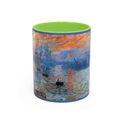 Sunrise by Claude Monet Colorful Mugs (11oz, 15oz)