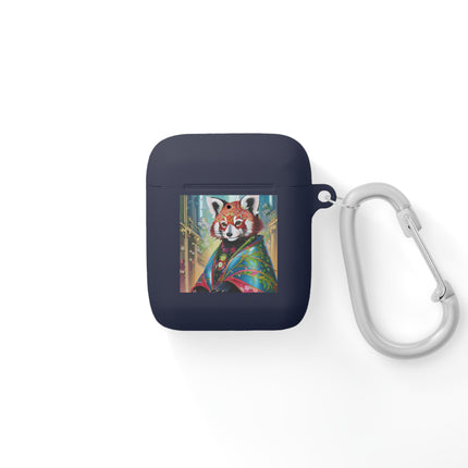 Cybernetic Red Panda AirPods Case Cover