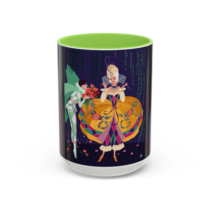 Moonlit Masquerade: The Fairy Queen's Ball Colorful Mug (11oz, 15oz) – Fairy Tale Elegance, Fantasy Charm & Enchanted Style