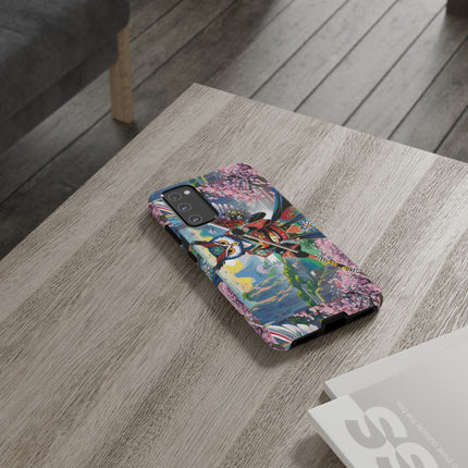 Cyberpunk Samurai Owl Phone Cases