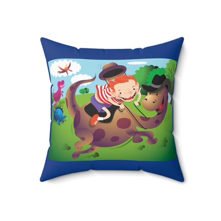 Rip-Roaring Fun Spun Polyester Square Pillow