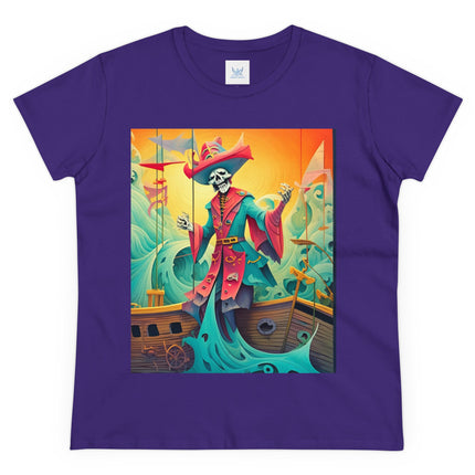 Skeleton Crew of the Misty Seas Women's Midweight Cotton Tee
