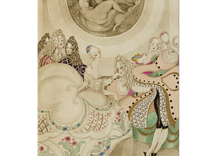 Sur talons rouges (On Red Heels) pl 01 by Gerda Wegener Matte Canvas, Stretched, 0.75"