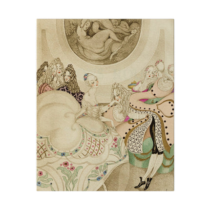 Sur Talons Rouges (On Red Heels) – Romantic Art Deco Illustration by Gerda Wegener