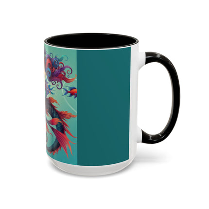 Mermaid & Sea Dragon Mug – Ocean Guardian & Mythic Beauty