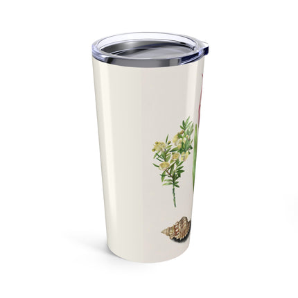 Tulip, Branches of Myrtle and Shells Tumbler 20oz