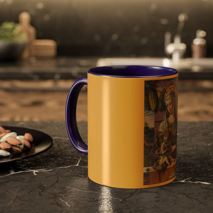 Madonna and Child by Carlo Crivelli Colorful Mugs (11oz, 15oz)