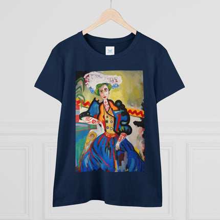 A Mulher by Amadeo de Souza-Carosa Women's Midweight Cotton Tee