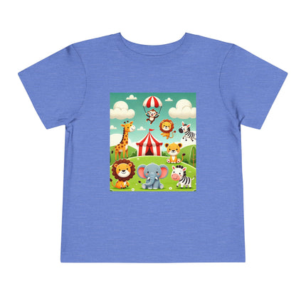 Whimsical Circus Friends Toddler Short Sleeve Tee