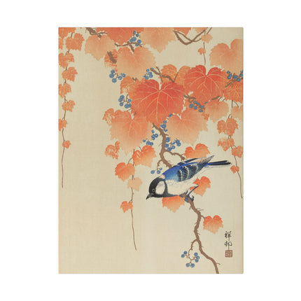Songbird on Paulownia Branch by Ohara Koson – Japanese Art Print