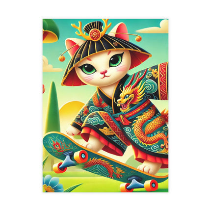 Dragon Dance on Wheels Postcard Bundles (envelopes included) - Bundles of 10, 30, 50 Pieces
