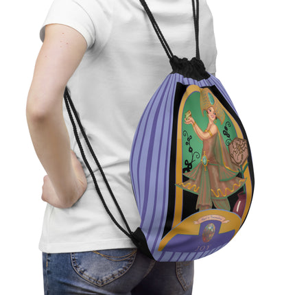 October & Opal, Tourmaline Zodiac Drawstring Bag