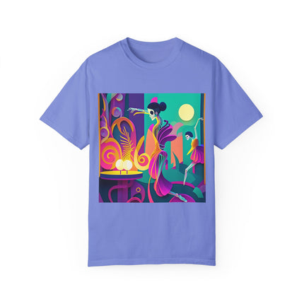 Dance of the Skeleton Ballerinas Unisex Garment-Dyed T-shirt