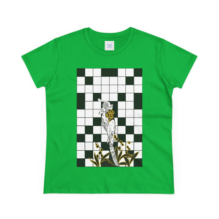 The Crossword Women's Midweight Cotton Tee