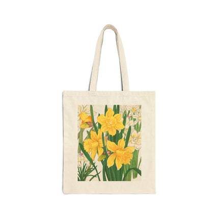 Daffodil by Tanigami Kônan Cotton Canvas Tote Bag