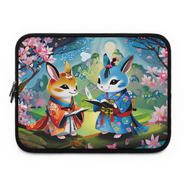 Fairy Animals Writing Wishes Laptop Sleeve