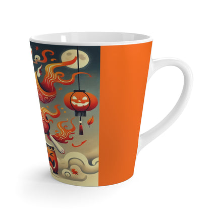 Jack-O’-Lantern Drums & The Kabuki Latte Mug